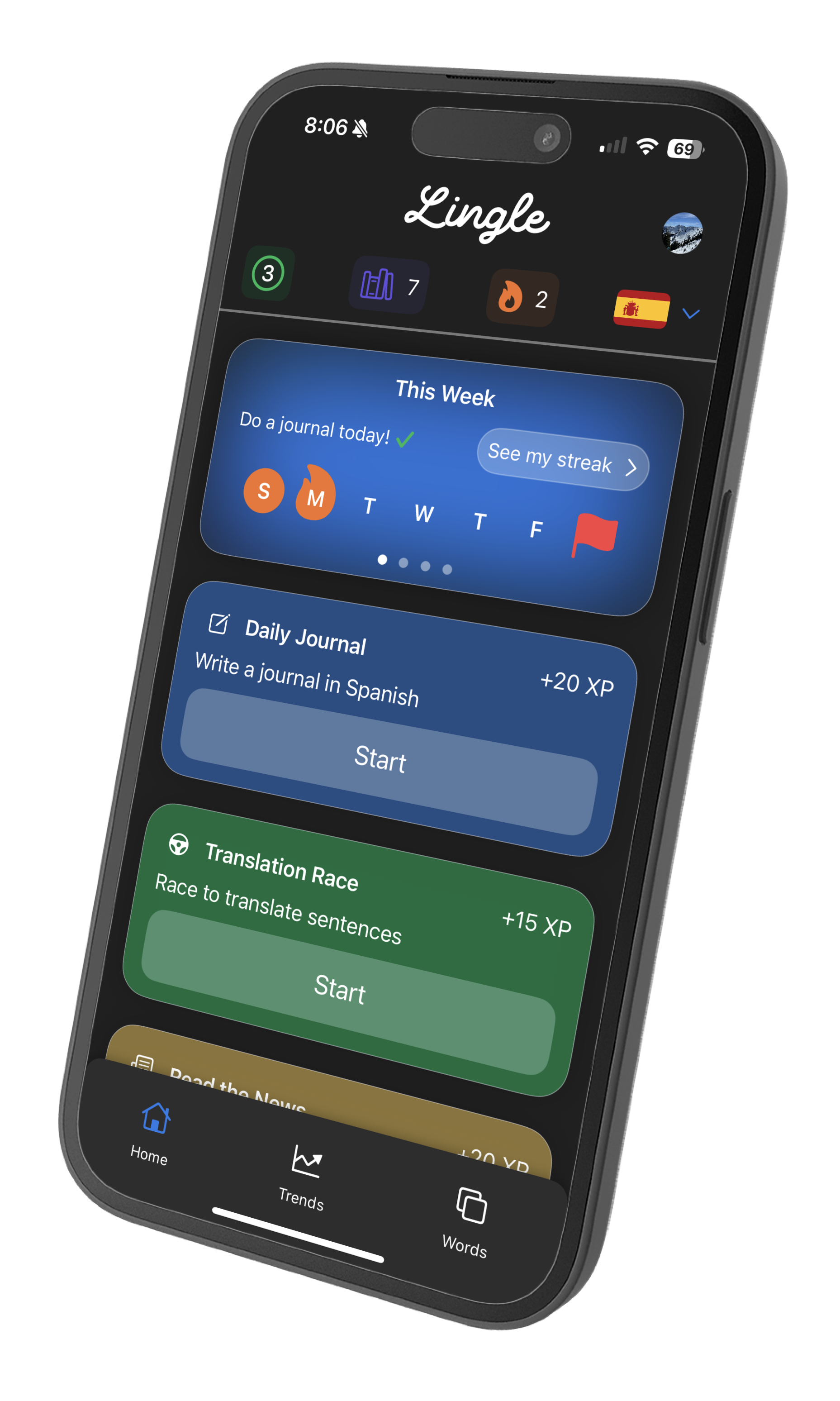 Lingle app showcase